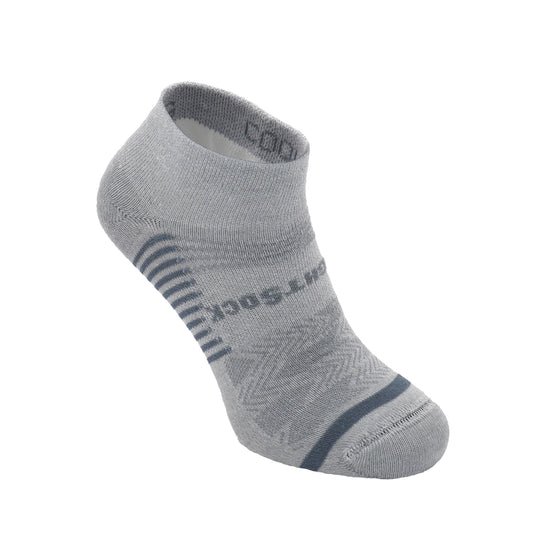 CoolMesh II Low Quarter, Cloud Grey, socks.